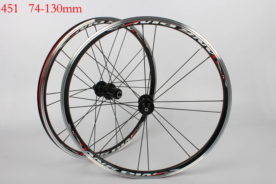 Clearance 2017 New 20 Inch Bicycle  406 V Brake Wheels Ultra Light Aluminum Alloy Bike 451 Disc brak Wheels Folding Bicycle Wheel Parts 19