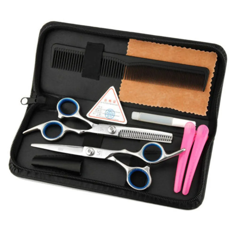 

Professional Salon Hair Cutting Thinning Scissors Barber Shears Set with Case