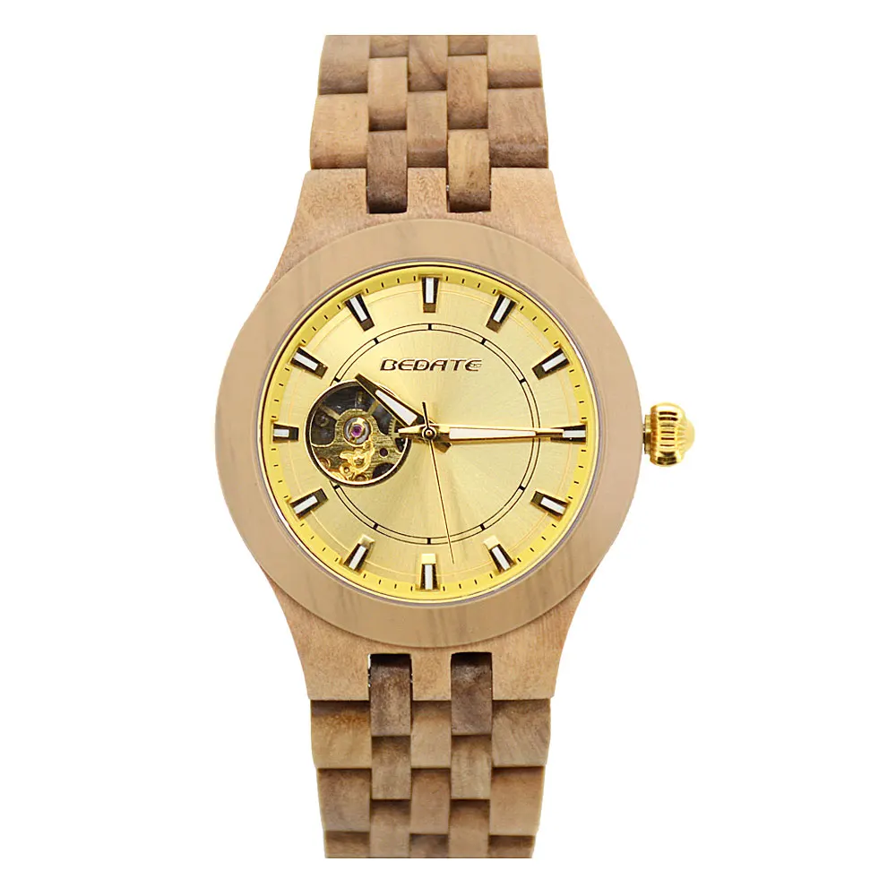 BEWELL WOODEN WATCH