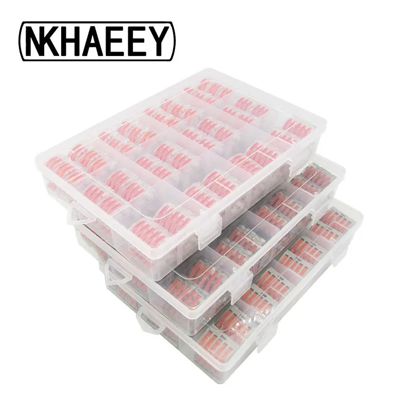 

Wago Type 212 213 215 96PCS/BOX Universal Compact Wiring Conector Terminal Block Connectors Terminator Wire Connector AWG 28-12