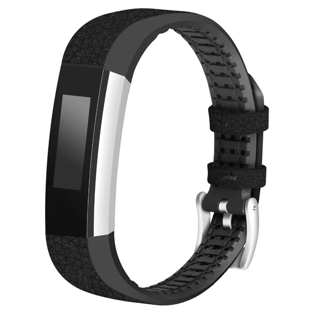 Joyozy натуральная кожа+ ТПУ часы ремешок Браслет Для Fitbit Alta/alta hr замена высокое качество Ремешки для наручных часов