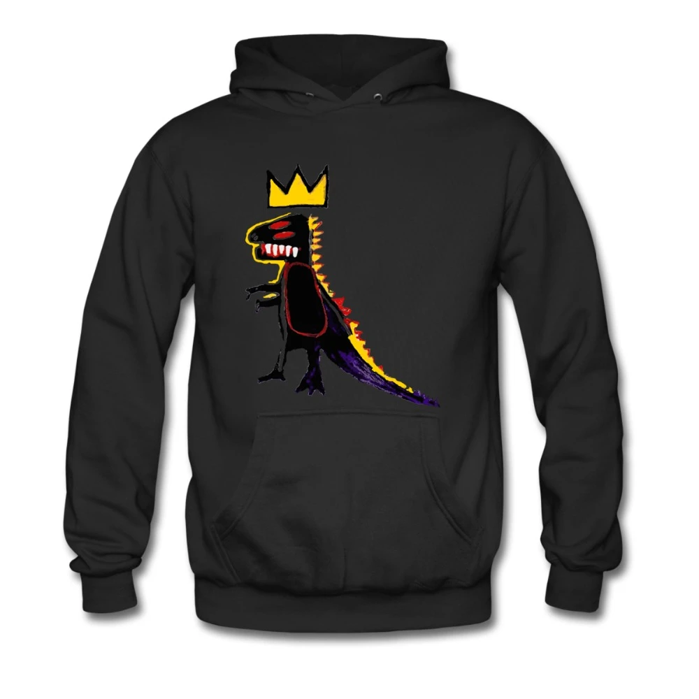 Basquiat dinosaurio Unisex Sudadera con capucha|Sudaderas con capucha y sudaderas| - AliExpress