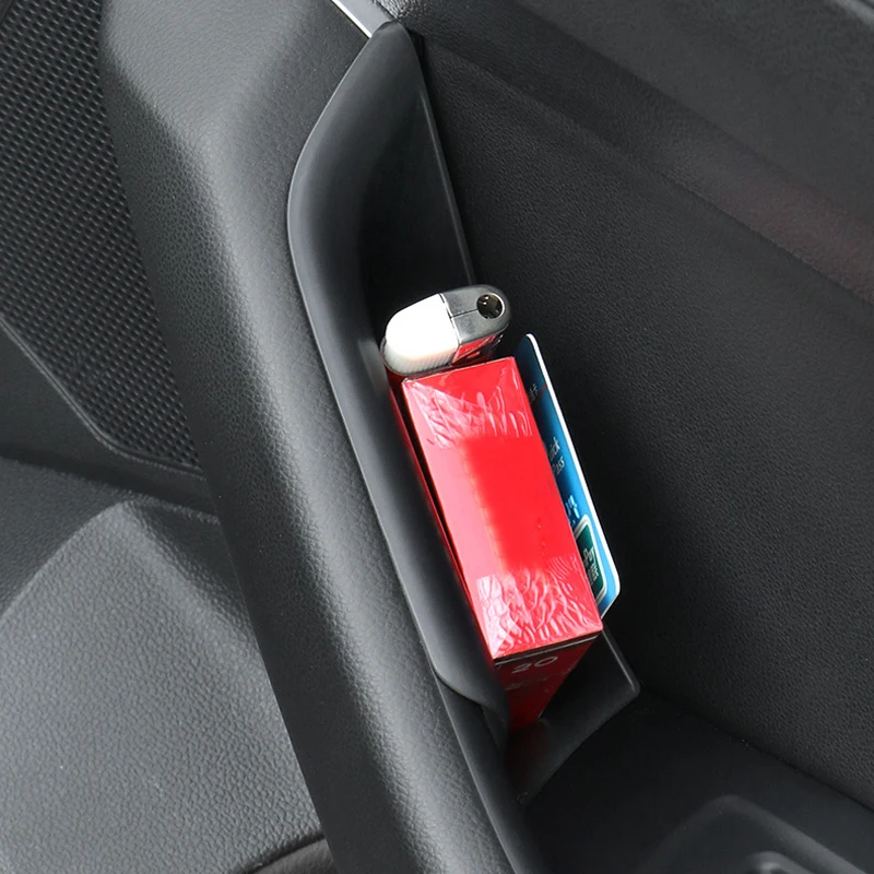 

For Volkswagen Arteon 2017 2018 Plastic Interior Front Door Storage Box Organizer Holder Container Tray 2pcs Car Styling