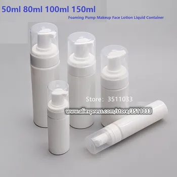 

10pcs 24pcs White Empty Foaming Bottles Travel Soap Liquid Foam Bottle For Cleaning Soap Dispenser Bottle 50ml 80ml 100ml 150ml