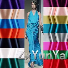 19 Mumi эластичные одноцветные шелковые тканевые пижамы cheongsam атласное шелковое вечернее платье 0,5 м