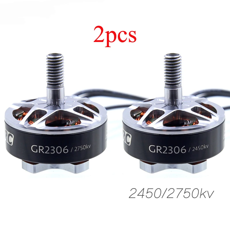 

2PCS GEP-GR2306 1600kv/2450/2750kv Motors FPV Racing 3-5S Lipo Brushless Motor for Quadcopter FPV Drone RC DIY Model Accessories