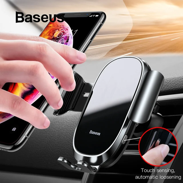 Baseus Auto locked Car Phone Holder Gravity Sensor Mobile Phone Holder