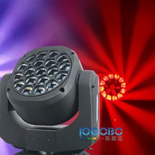 Китай 19x15 Вт Светодиодный луч движущаяся головка B Eye lightitng Zoom диско DJ глина Bee Paky лампа RGBW Movinghead Sharpy стирка сцены