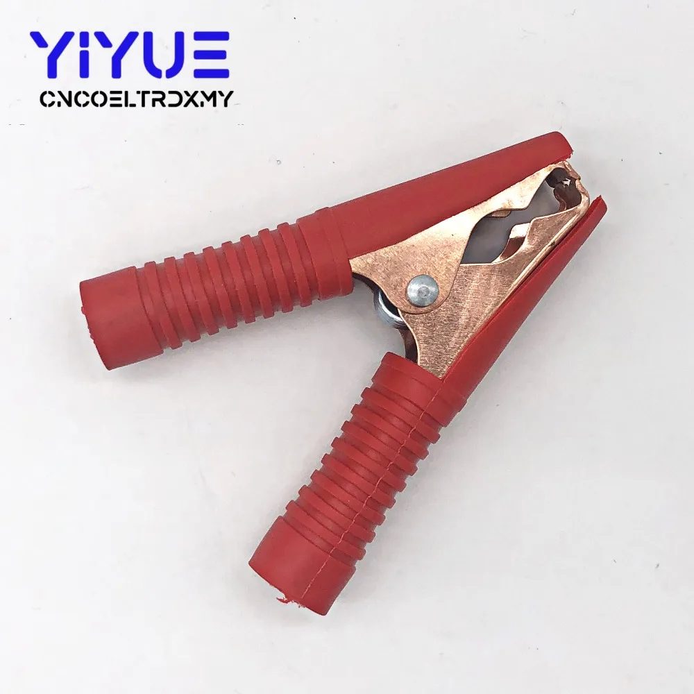 2pcs Car Alligator Clips Plastic Red 
