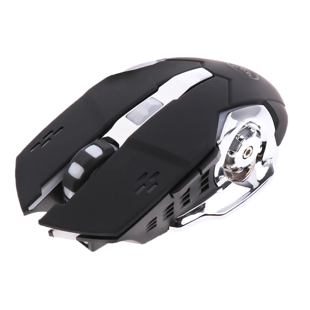 Rechargeable Comfort Wireless Gaming Mouse + Mouse Pad Non Slip Mice Pad