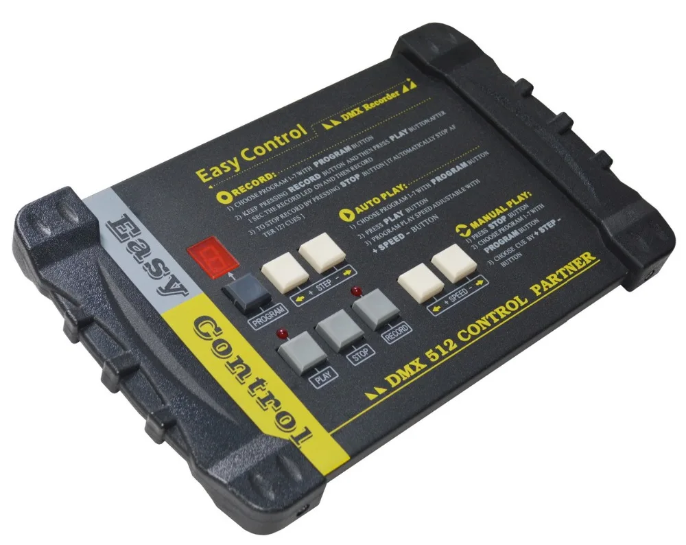 

Rasha Easy Control DMX Recorder With 7 Different Programmes For DJ Controller System Stage Light Controller DMX512 PARRTNER