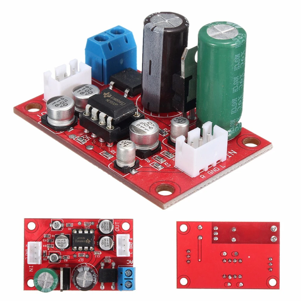 LEORY 3 шт. NE5532 аудио OP AMP микрофонные предусилители предусилитель модуль Плата