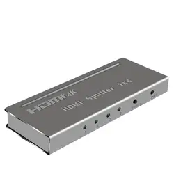4 к HDMI сплиттер 1X4 порта 3d UHD 4 к * 2 к адаптер мини-разветвитель HDMI 1 вход 4 выход с силовой линией для монитора проектор HDTV