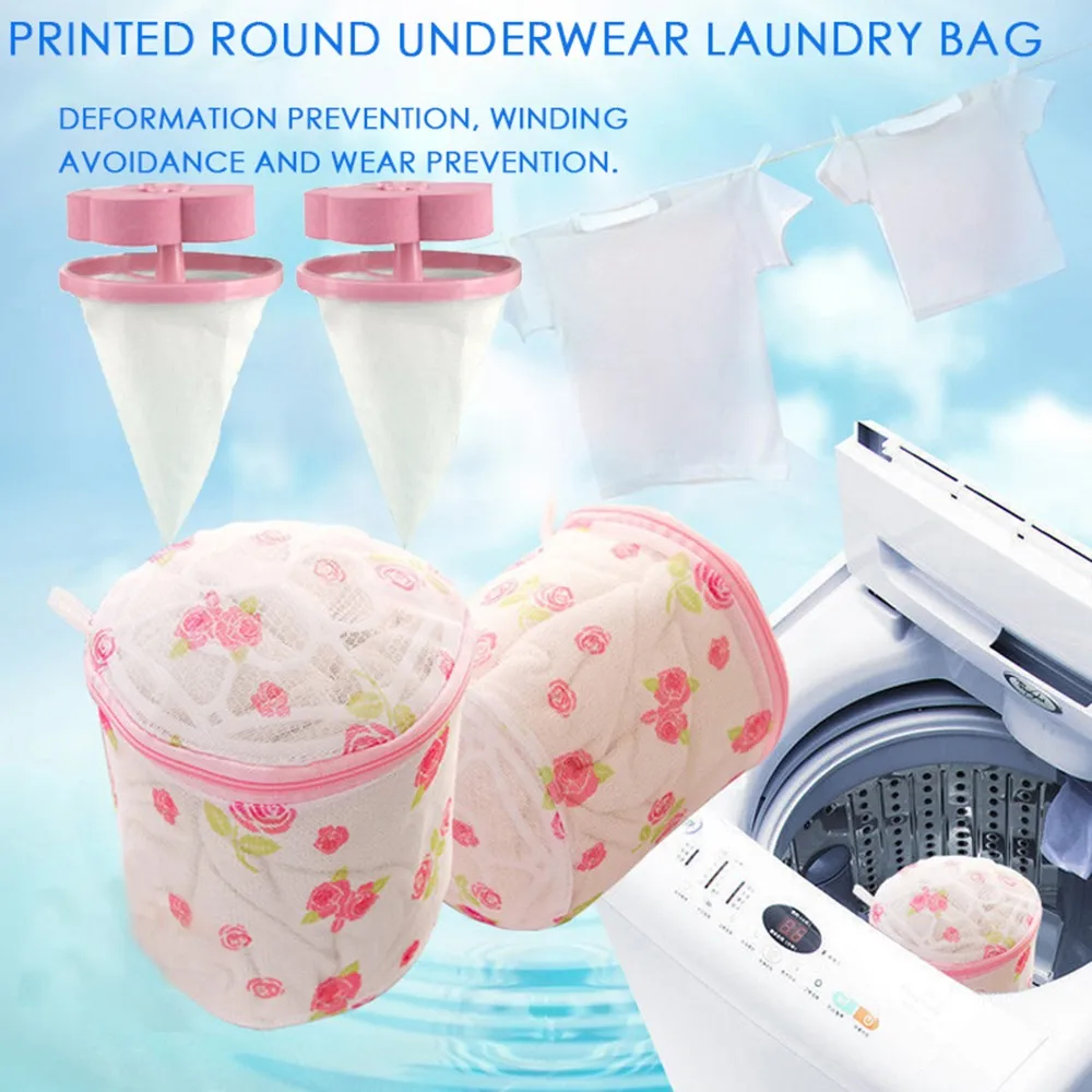 

Household Home Floating Pet Hair Catcher Filtering Hair Removal Device Wool Bra Wash Bag for Bras Laundry Cleaning Mesh Bag