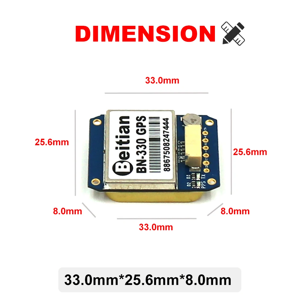 Базовая станция BEITIAN TTL PPS UART GPS GLONASS с двумя GNSS модулями 4M флэш вспышкой|Приемник и