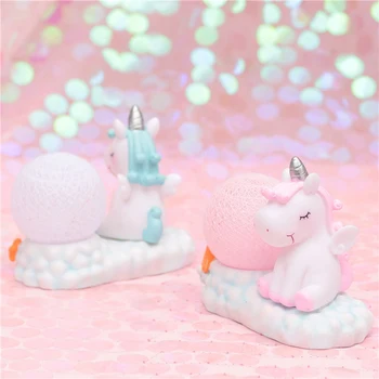 

Resin Unicorn LED Night Light Animal Bedroom Decorative Lights Cartoon Nursery Lamps Birthday Christmas Gift for Children