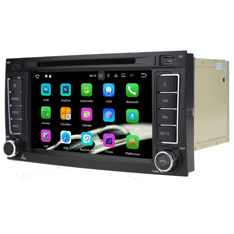 Excellent 2 Din Auto Radio Android 9 For VW/Volkswagen/Touareg CANBUS Car Multimedia Video DVD Player GPS Navigation USB DVR FM/AM 2