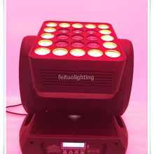 A-2x высокой мощности 25x12 Вт матрица 4 в 1 LED головка перемещения луча света этапа диско show RGBW