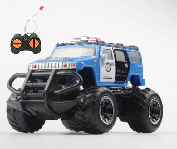 1:43 пластик RC мини Hummer внедорожный багги rc электрический автомобиль модель игрушки с дистанционным управлением машины для горячих детей игрушки - Цвет: Hummer blue