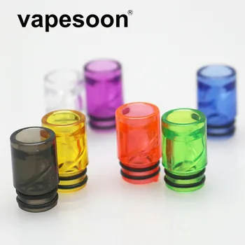 

10 pieces Color in Clear e-Cigarette Acrylic Mouthpiece 510 Drip Tip for 510 Thread Atomizer Melo 3 Mini Tank IJust S Kit etc