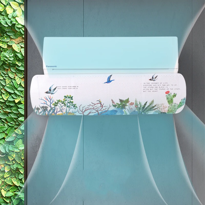 

1pc Adjustable Air Conditioning Cover Windshield Anti-Wind Board Unicon Air Conditioning Wind Guide Shield Household Necessary