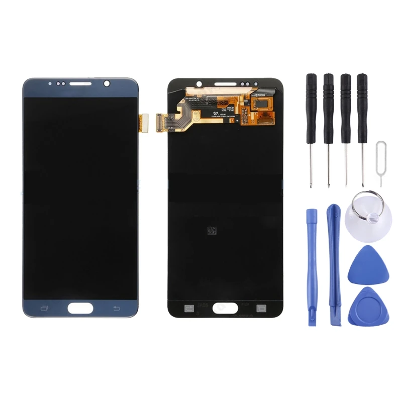 

High Quality LCD Screen and Digitizer Full Assembly Replacement Glass for Samsung Galaxy Note 5 / N9200, N920I, N920G with Tool