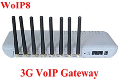 

2016 New 3G WCDMA VOIP gateway with 8 sim cards WoIP8  3G to VoIP and VoIP to WCDMA GoIP