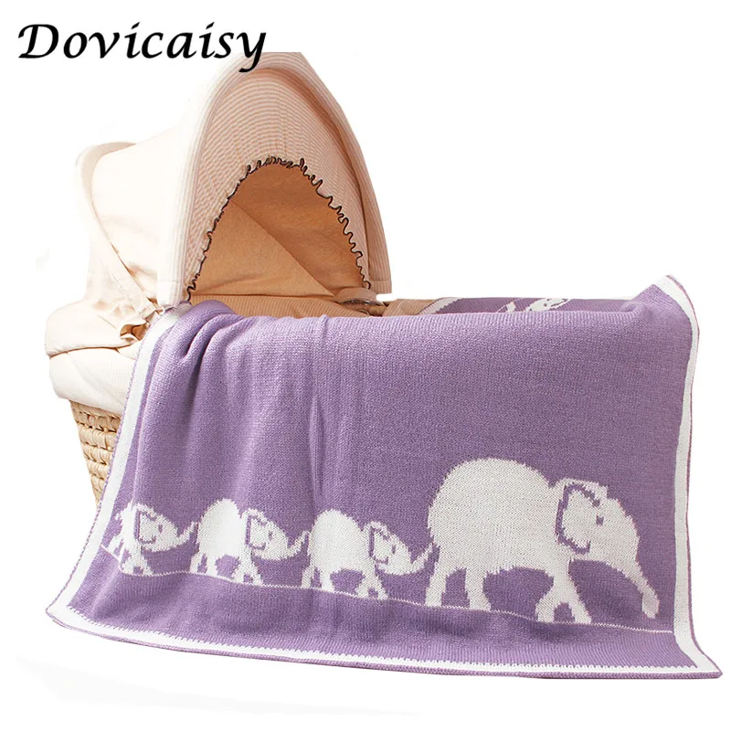 

2018 New Born Infant Sleeping Quilt Baby Girl Knitting Blanket Winter Baby Boy Blanket Sleepers Solid knitting Swaddling