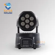 28X Лот заводская цена-хорошая цена 7 шт.* 12 Вт 4в1 RGBW мини светодиодный движущийся головной моющийся свет, ED движущаяся головка для событий, дискотека Вечерние