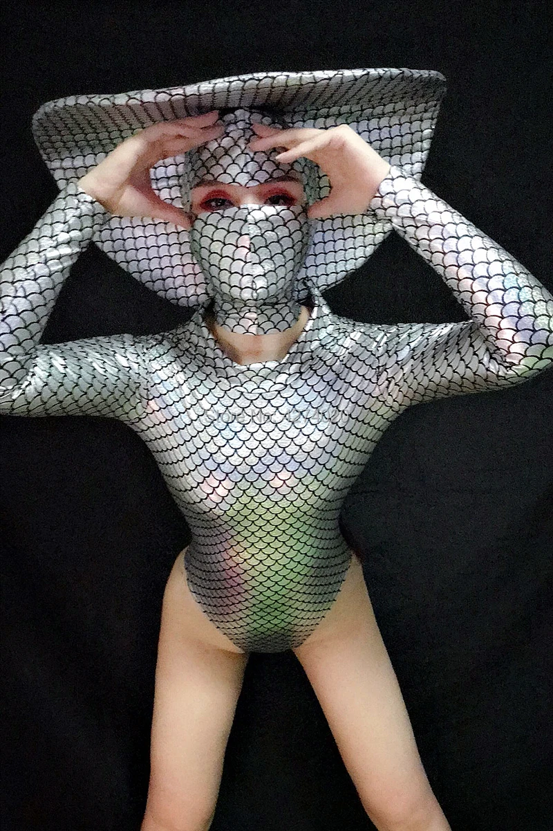 fish scale laser costume (6)