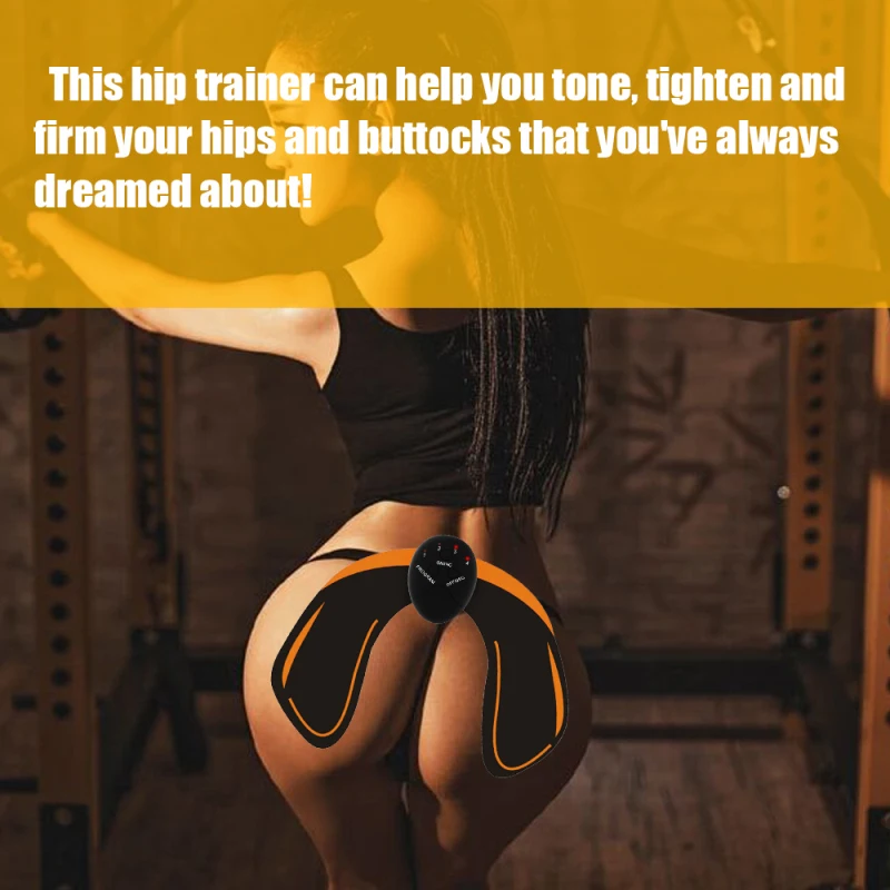 EMS Muscle Stimulator Wireless Hip Trainer Buttocks Butt Lifting Body Slimming Muscle Exerciser Training Device Body Massager-7