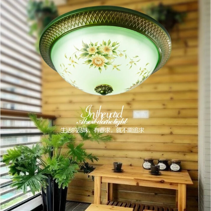 

Free shipping led living room ceiling light 12w Diameter 300mm hand painting