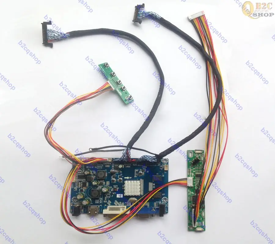 HDMI + DVI VGA ЖК контроллер плата монитора комплект инвертора для 2560X1440 LM270WQ1 (SL) (C2) SLC2