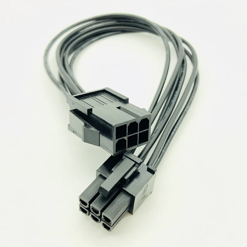 Модульные кабели питания 6 Pin к PIN PCI Express удлинитель Кабель с рукавами PC видеокарта