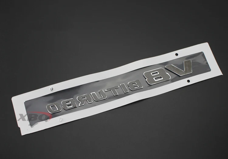 Emblema para Mercedes Matic + Turbo Estilo do Carro Carta Benz Biturbo 4 Matic Fender Logotipo Adesivo Cromo Preto Vermelho Amg V12biturbo v8 9 Automóveis e motos
