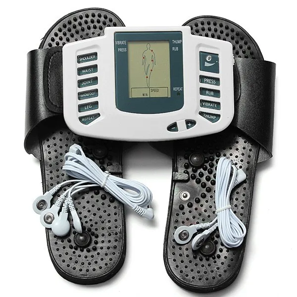 estimulador elétrico ems abs para corpo terapia de estimulação de acupuntura de dez com chinelos terapêuticos