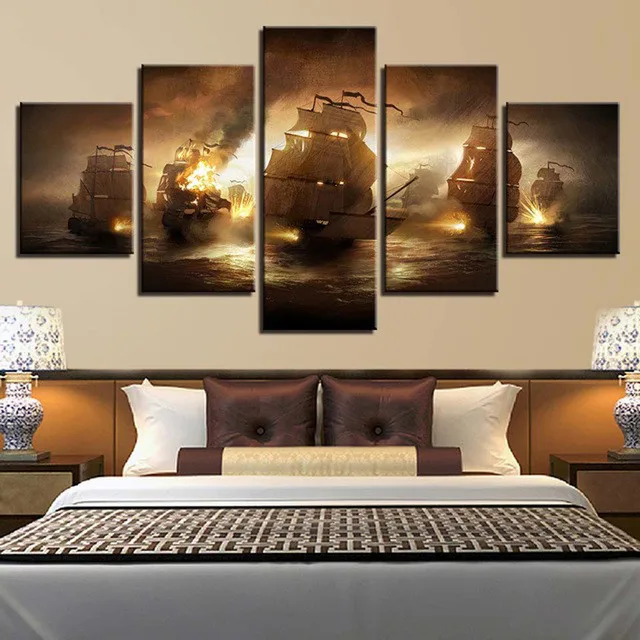 5pcs-set-Sea-Battle-Ships-Flame-Burned-Diy-Diamond-Painting-Cross-Stitch-5D-Square-Round-Diamond.jpg_.webp_640x640_