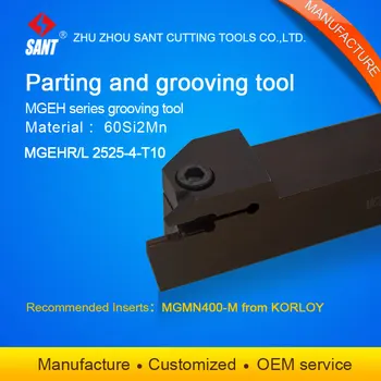 

MGEHR2525-4-T10, CNC Lathe Extermal Grooving Tool Holder Cutter For Inserts MGMN400-M Factory Outlets, Boring Bar,cnc Machine