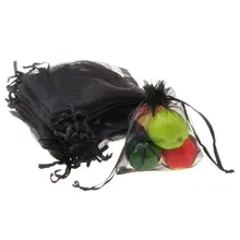 Цена 60 X органза шнурок Цветочные нашивки на одежду мешок черный горячий