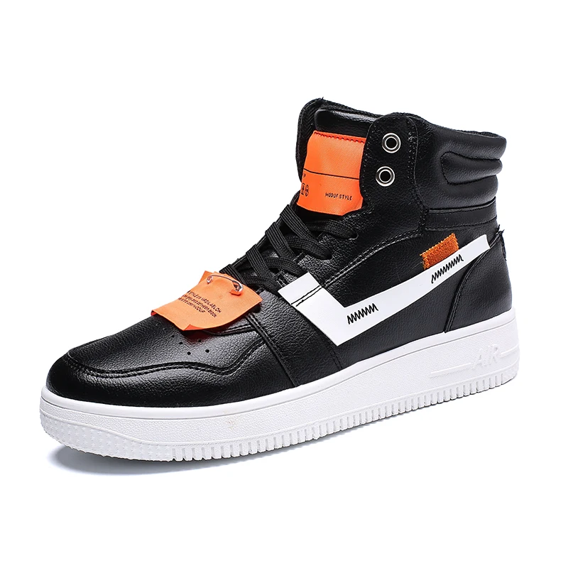

Men Sneakers Air Casual Leather Shoes for Man Shoes Autumn High Top Footwear Vulcanize Shoes Walking Flats Fashion Board Shoes