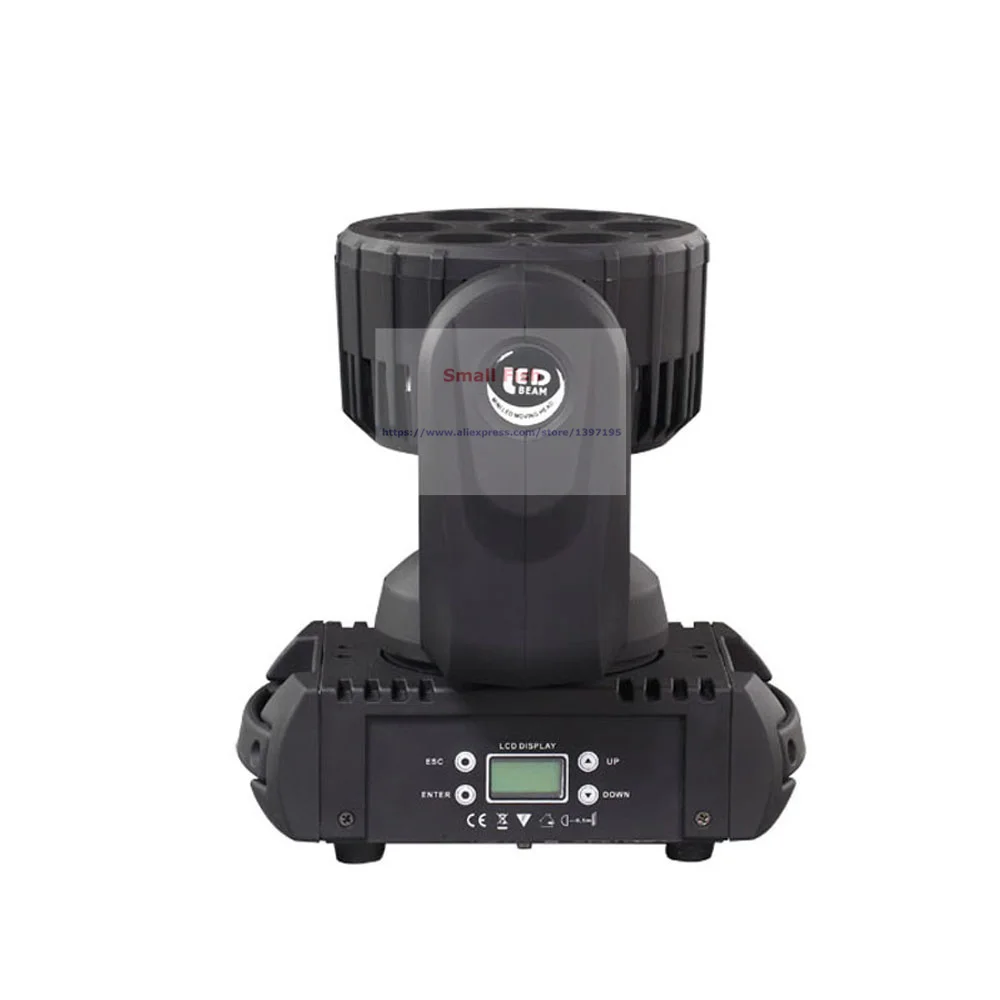 Распродажа 2xlot LED Moving Head Light Mini 7X15W Высокая мощность RGBW 4в1 смешивание цветов 9/12/16