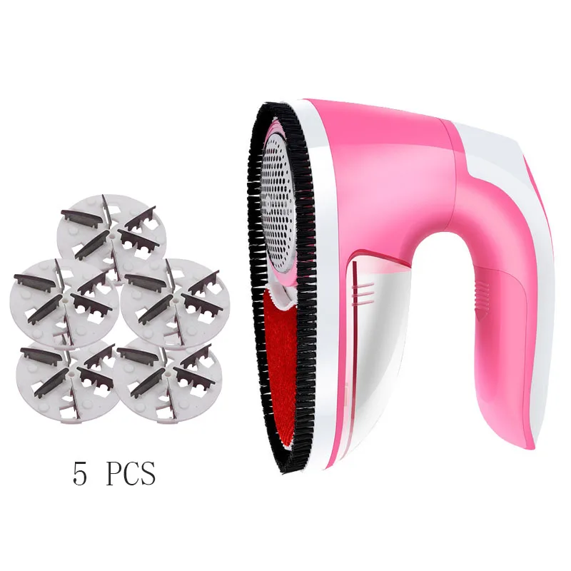 pink-5pcs Blades Электрическая сушилка для белья удалители катышков не образует катышки бреющая головка свитера/шторах/коврах/Костюмы что-нибудь вкусненькое гранул машина для резки удалить с лезвиями - Цвет: pink-5pcs Blades