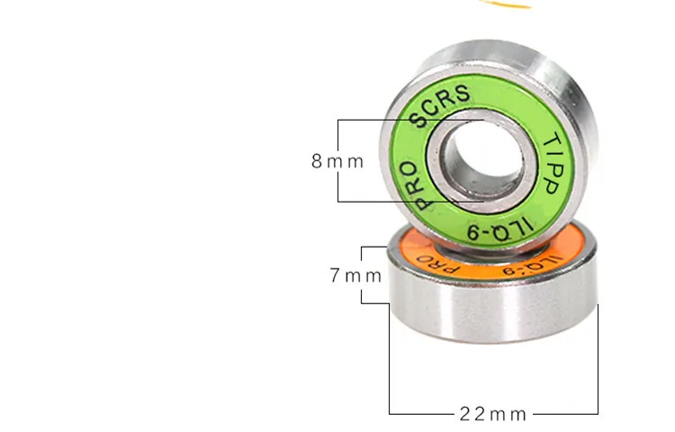 10 шт. Pro слалом СЕБА LIQ-9 катание подшипник Скорость скейт подшипник роликовые коньки