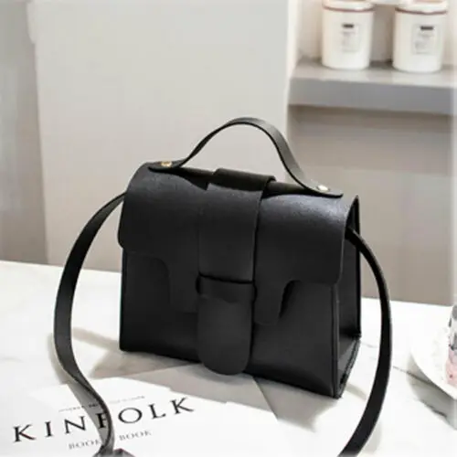 Плюшевый рюкзак для девушек, сумка через плечо, женские сумки через плечо, сумка-портфель, сумочка - Цвет: Черный