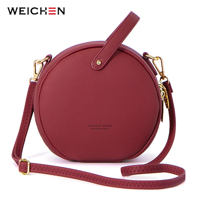  HOT Circular Design Fashion Women Shoulder Bag Leather Women's Crossbody Messenger Bags Ladies Purs - 32892689678