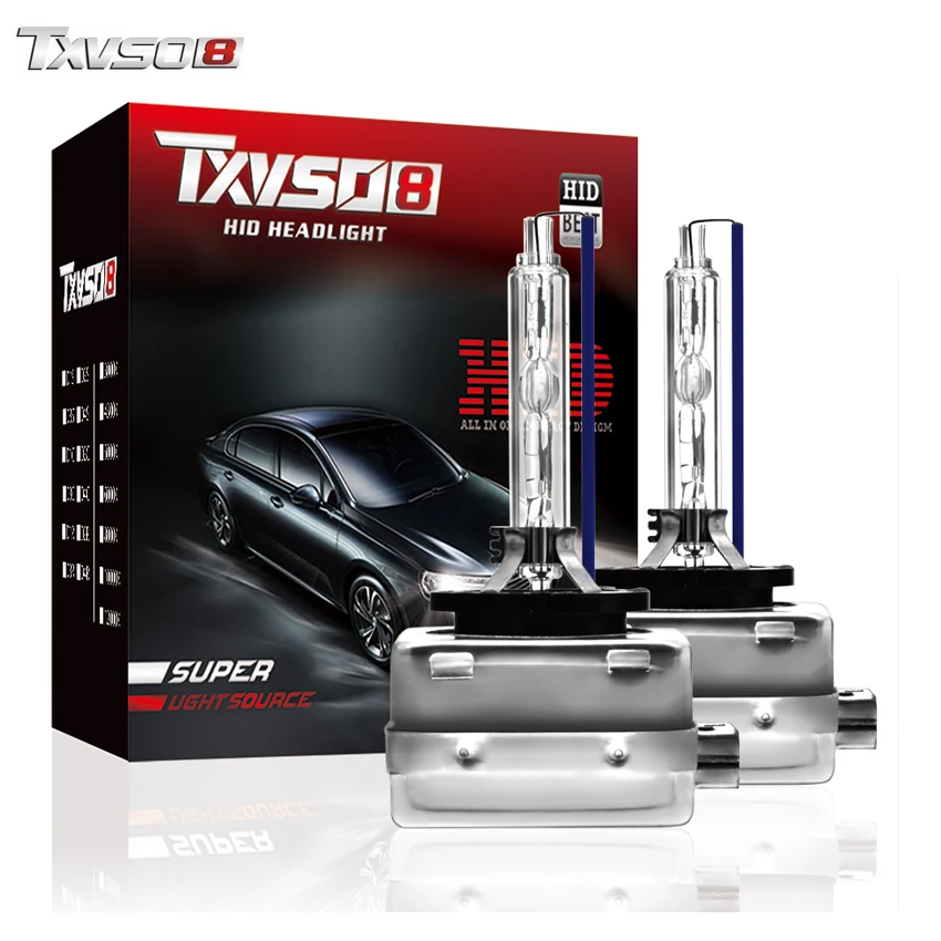 TXVSO8 D1S D3S ксеноновые лампы HID kit D2S D4S Автомобильные фары 4300K 3000K 6000K 8000K 12V 55W