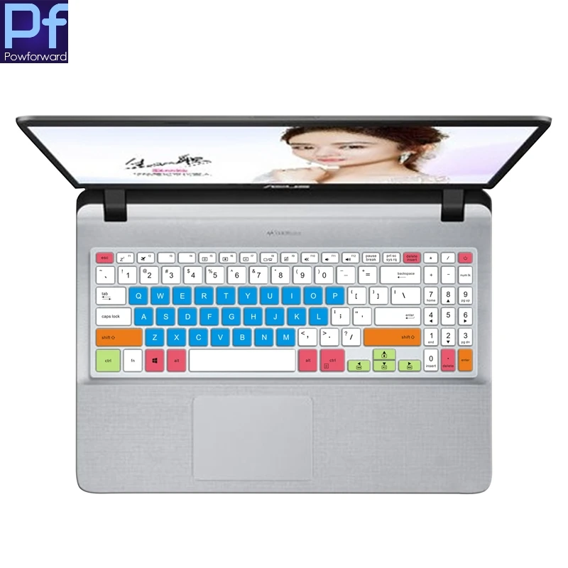 Силиконовая клавиатура для ноутбука кожного покрова для Asus VivoBook 15 YX560U Y5000 X507 X507U X507UA X507UB X507UD x560ud X560 15,6 дюймов