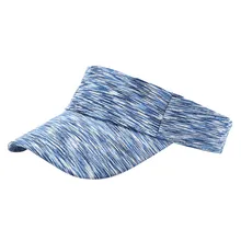 Шляпа женская кепка Легкая спортивная шляпа уличная Регулируемая хлопковая летняя солнцезащитный козырек Пустой Топ желтые кепки 19July10 P30