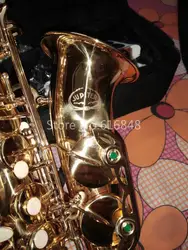 Юпитер JAS-769 Alto саксофоны высокое качество Eb Мелодия бемоль музыкальный инструмент золотой лак Sax с случае мундштук интимные аксессуары