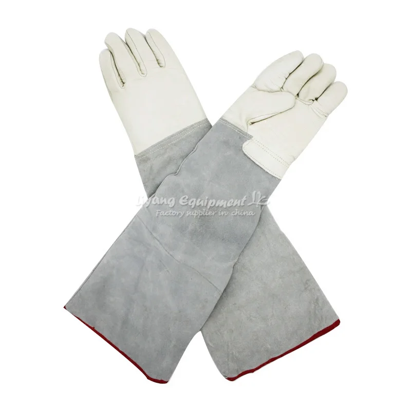 1 пара низкотемпературных стойких длинных перчаток для криогенных и жидкостных азотных перчаток холодного хранения СПГ герметичные антифриз